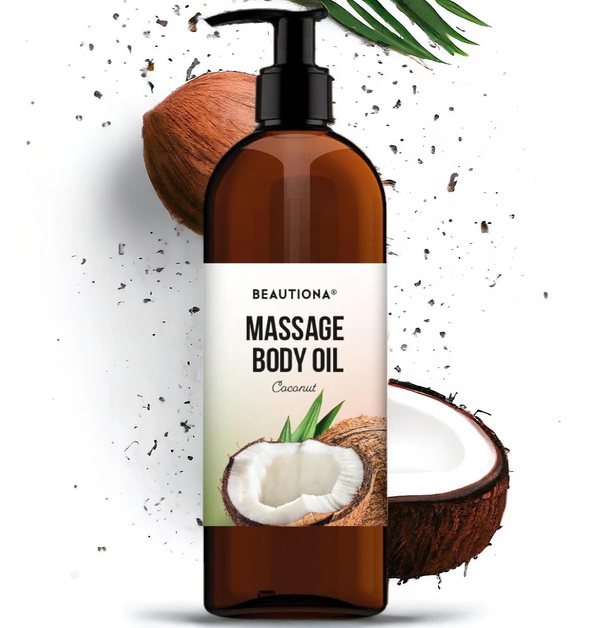 Masážní olej Beautiona Kokos 500ml - 